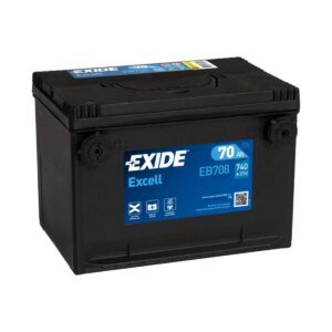 BATTERIE EXIDE EXCELL EB708 12V 70AH 740A
