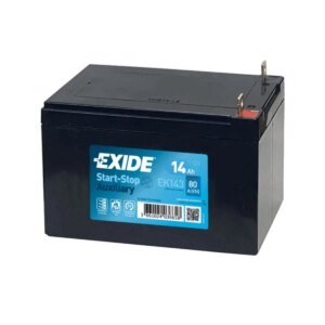 BATTERIE EXIDE START STOP AUXILIARY AGM EK143 12V 14AH 80A