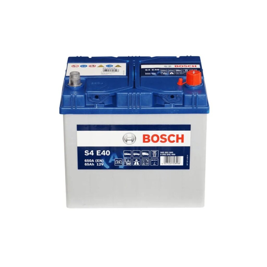 BATTERIE BOSCH START STOP EFB S4E40 12V 65AH 650A(EN)