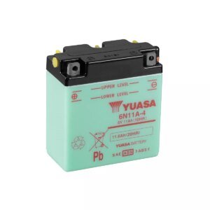 BATTERIE MOTO YUASA 6N11A-4 6V 11AH