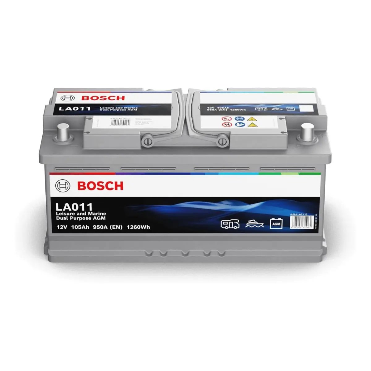BATTERIE BOSCH AGM LA011 12V 105AH 950A(EN) BATTERIE BOSCH AGM LA011 12V 105AH 950A(EN) – Image 1