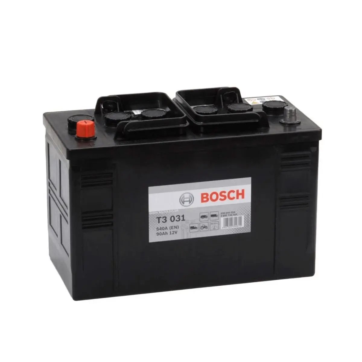 BATTERIE BOSCH T3031 12V 90AH 540A(EN) BATTERIE BOSCH T3031 12V 90AH 540A(EN) – Image 1