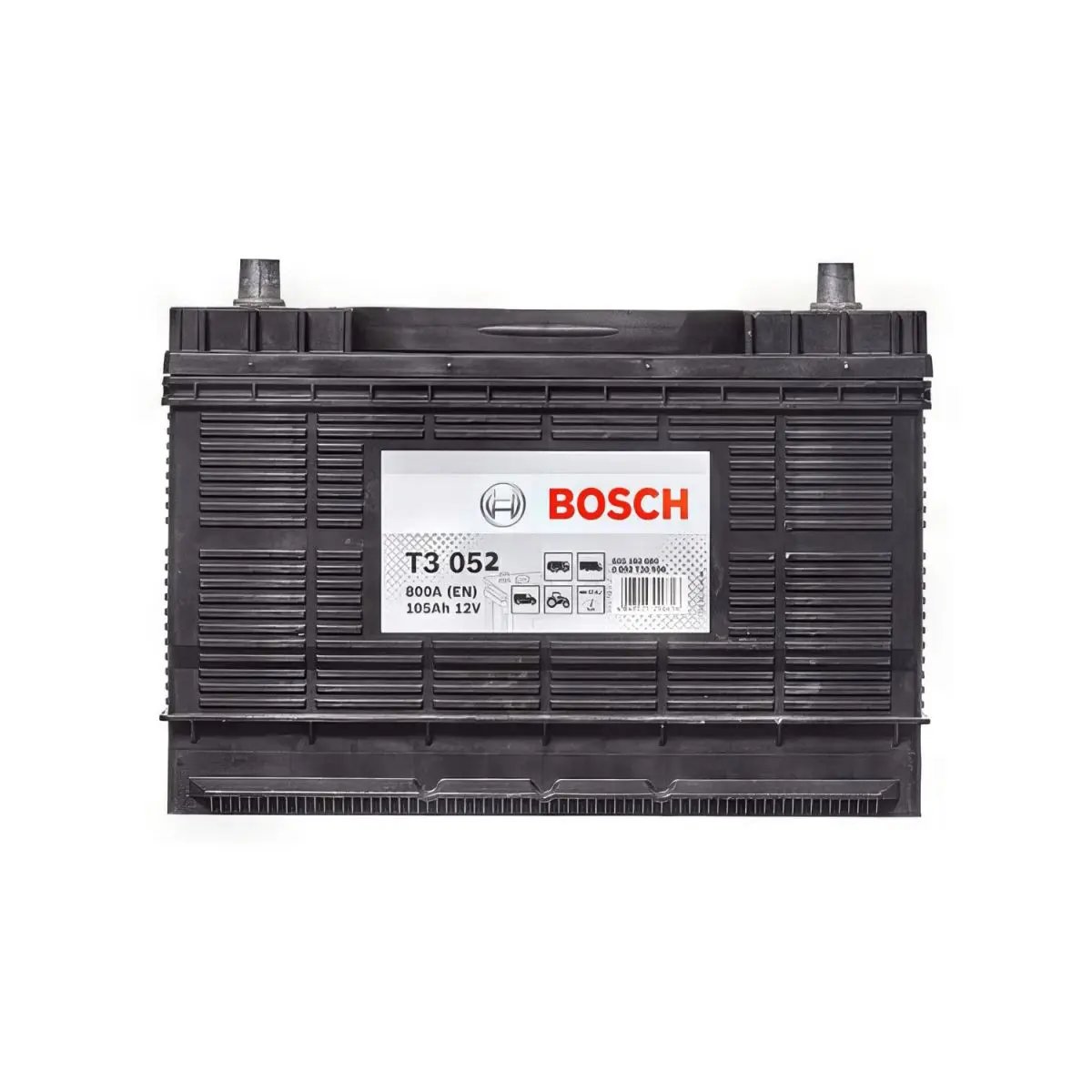 BATTERIE BOSCH T3052 12V 105AH 800A(EN) BATTERIE BOSCH START STOP AGM S5A15 12V 105AH 950A(EN) L6 – Image 1