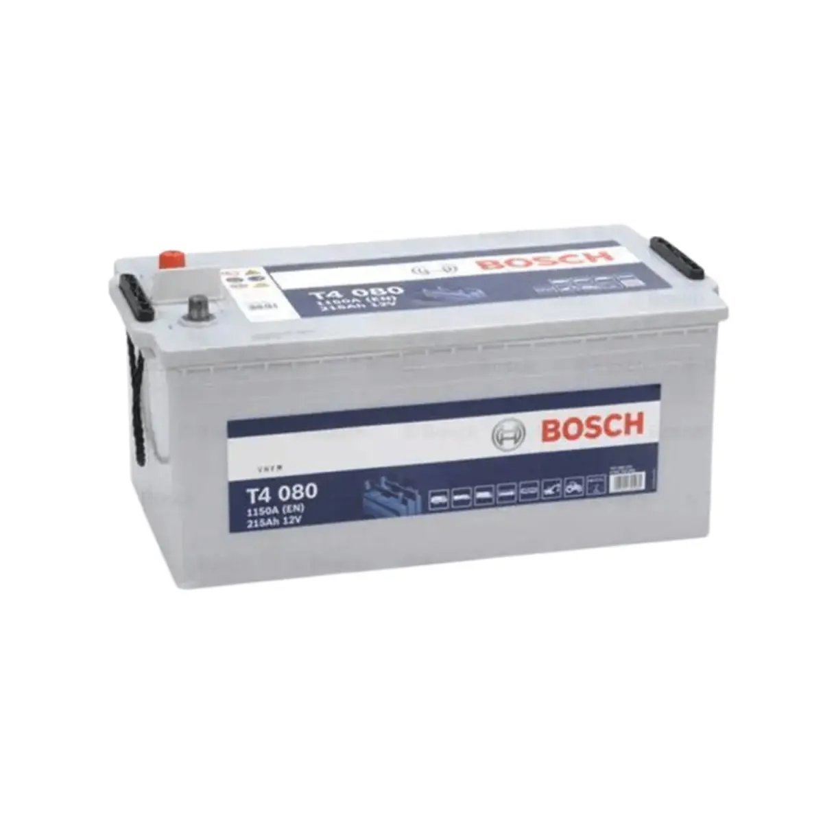 BATTERIE BOSCH T4080 12V 215AH 1150A(EN) BATTERIE BOSCH EFB LE002 12V 95AH 850A(EN) – Image 1