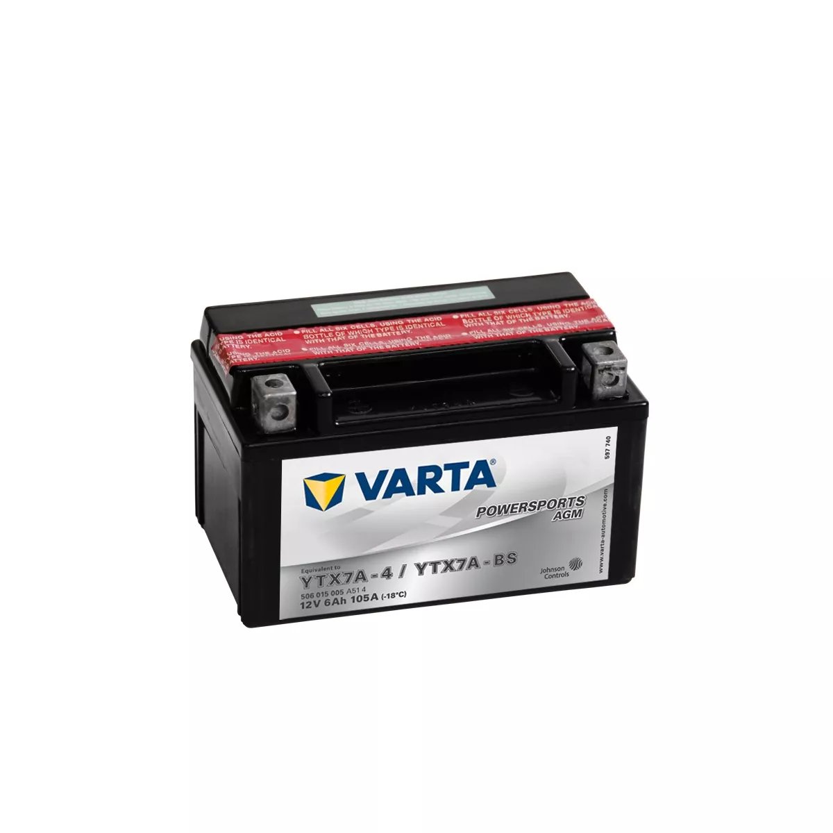 BATTERIE MOTO VARTA AGM YTX7A-BS BATTERIE MOTO VARTA AGM YTX7A-BS – Image 1