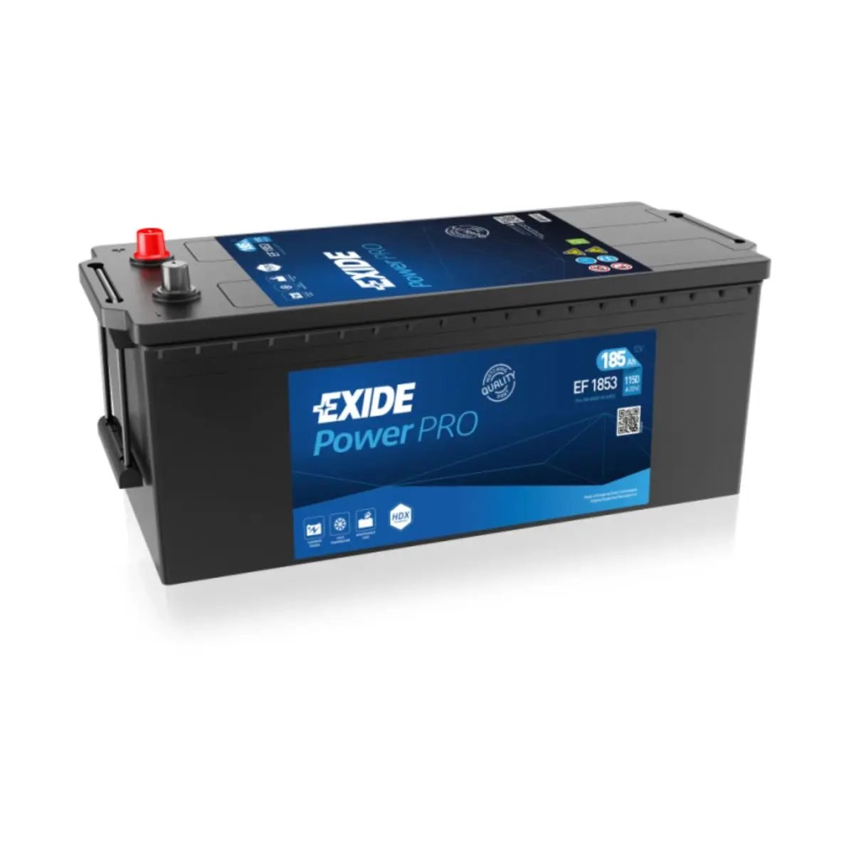 BATTERIE EXIDE 12V 185Ah 1150A (EN) B POWER PRO BATTERIE EXIDE 12V 185Ah 1150A (EN) B POWER PRO – Image 1