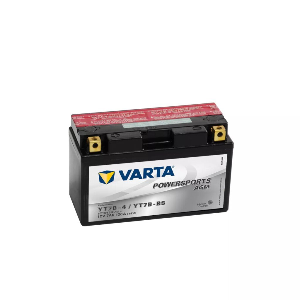 BATTERIE MOTO VARTA AGM YT7B BS