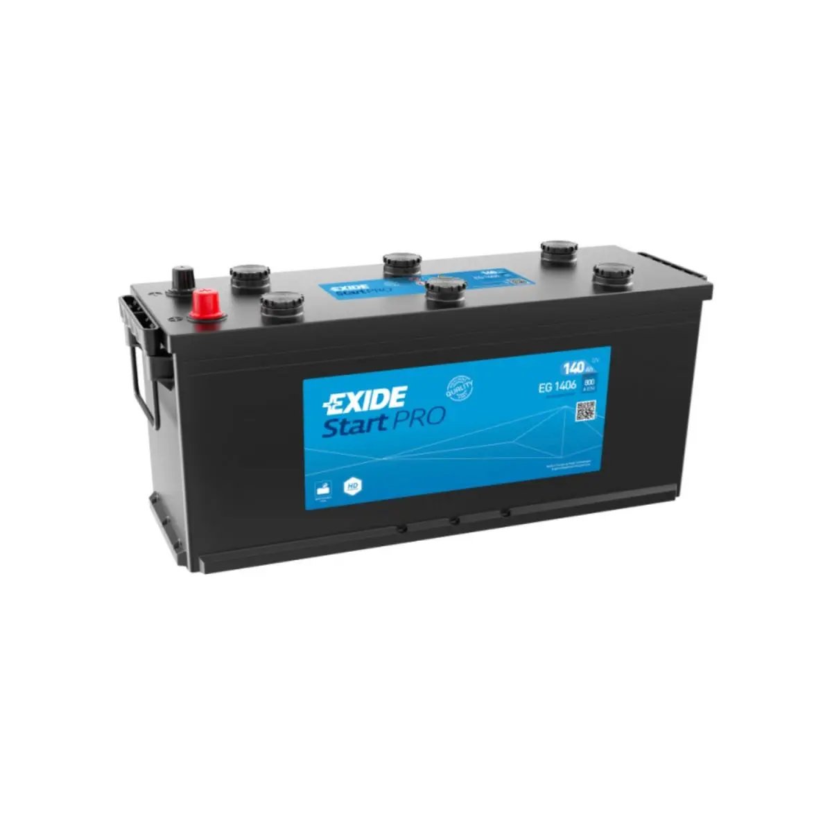 BATTERIE EXIDE 12V 140Ah 800A (EN) D08 START PRO BATTERIE EXIDE 12V 140Ah 800A (EN) D08 START PRO – Image 1