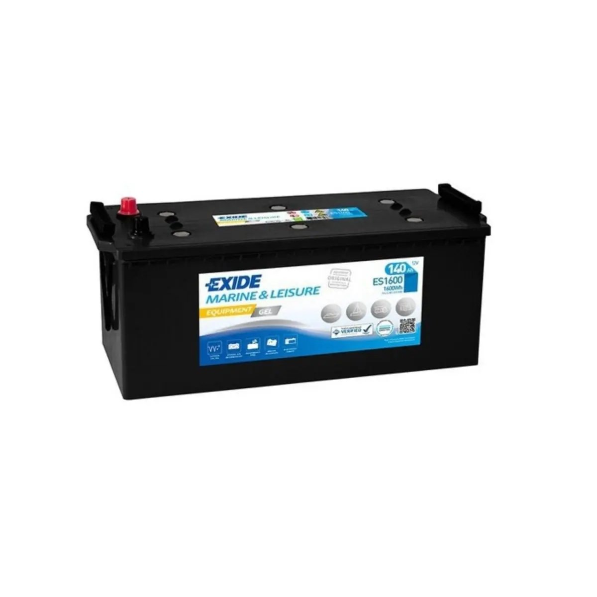 BATTERIE EXIDE 12V 140Ah 900A (EN) D05 Equipment GEL BATTERIE EXIDE 12V 140Ah 900A (EN) D05 Equipment GEL – Image 1