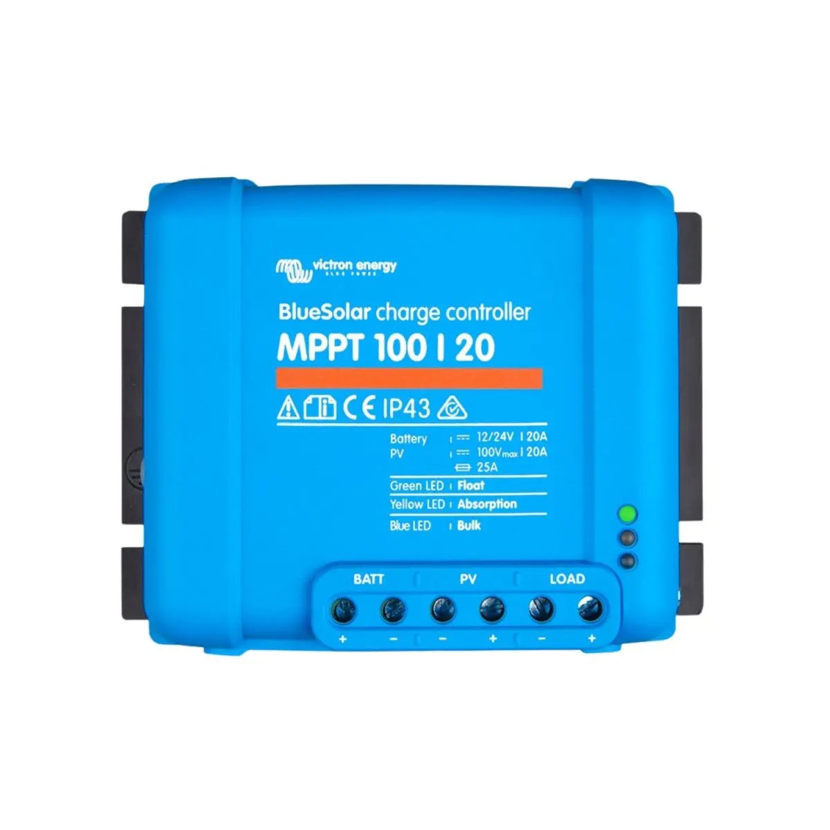Regulateur BlueSolar MPPT 100/20 (up to 48V) Regulateur BlueSolar MPPT 100/20 (up to 48V) – Image 1