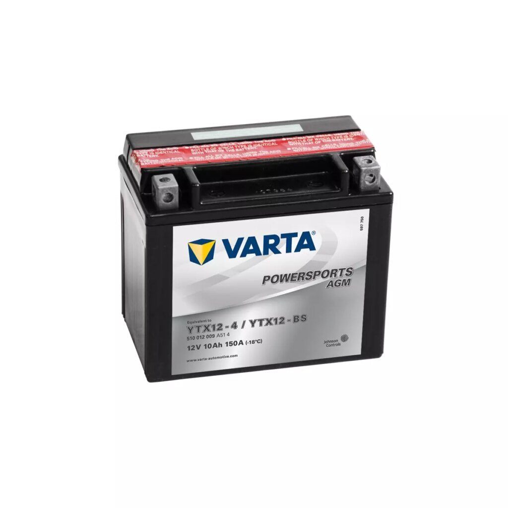 BATTERIE MOTO VARTA AGM YTX12 BS