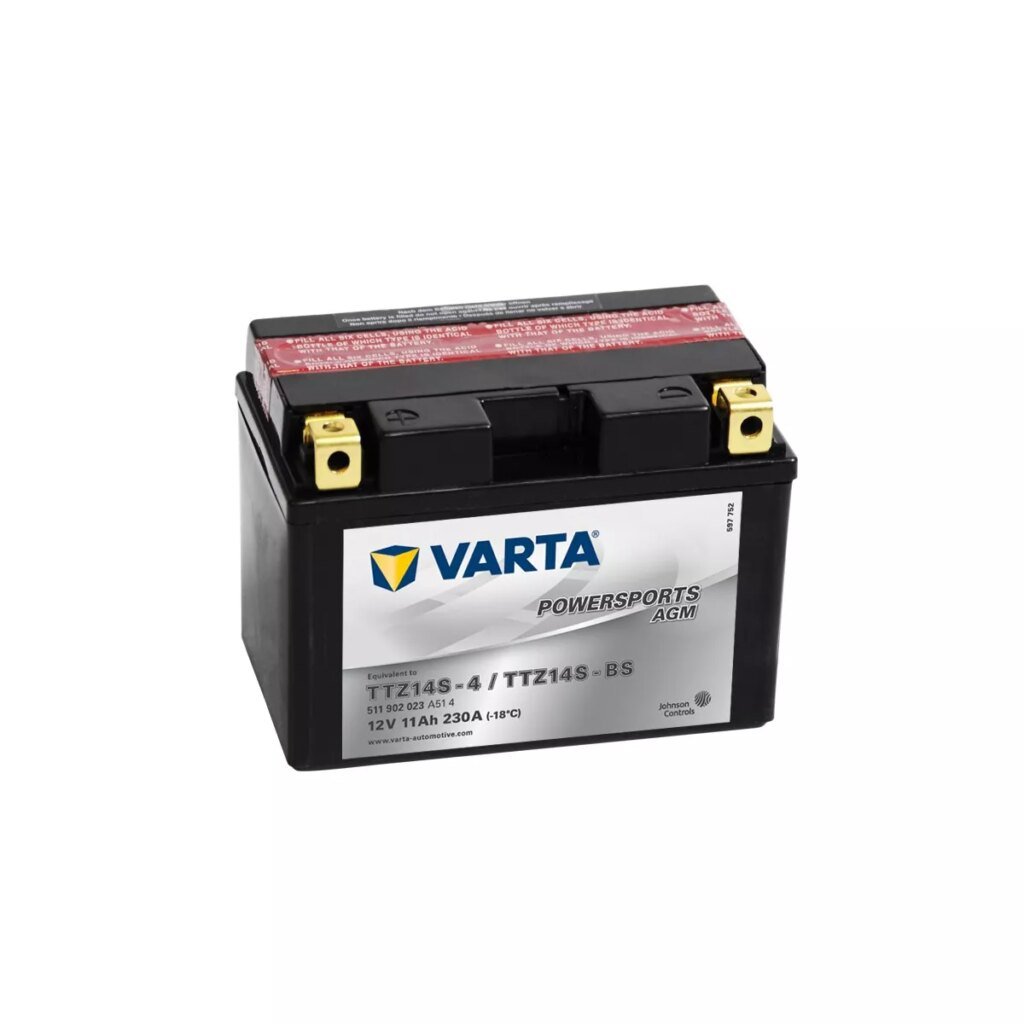 BATTERIE MOTO VARTA AGM TTZ14S BS