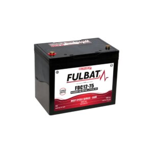 Batterie FULBAT FDC12 75 Deep Cycle AGM Carbone 12V 75Ah