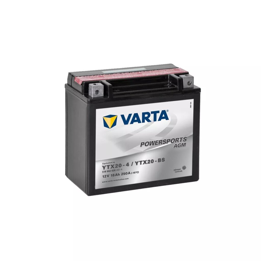BATTERIE MOTO VARTA AGM YTX20 BS