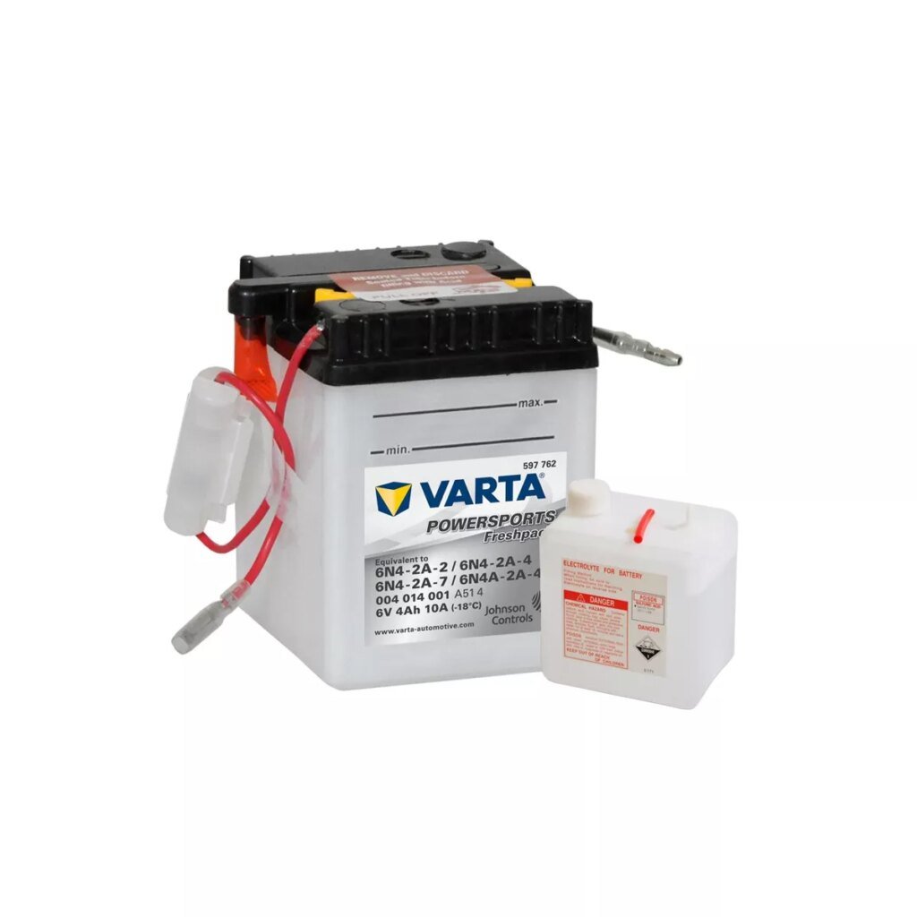 BATTERIE MOTO VARTA 6V 6N4A 2A 4