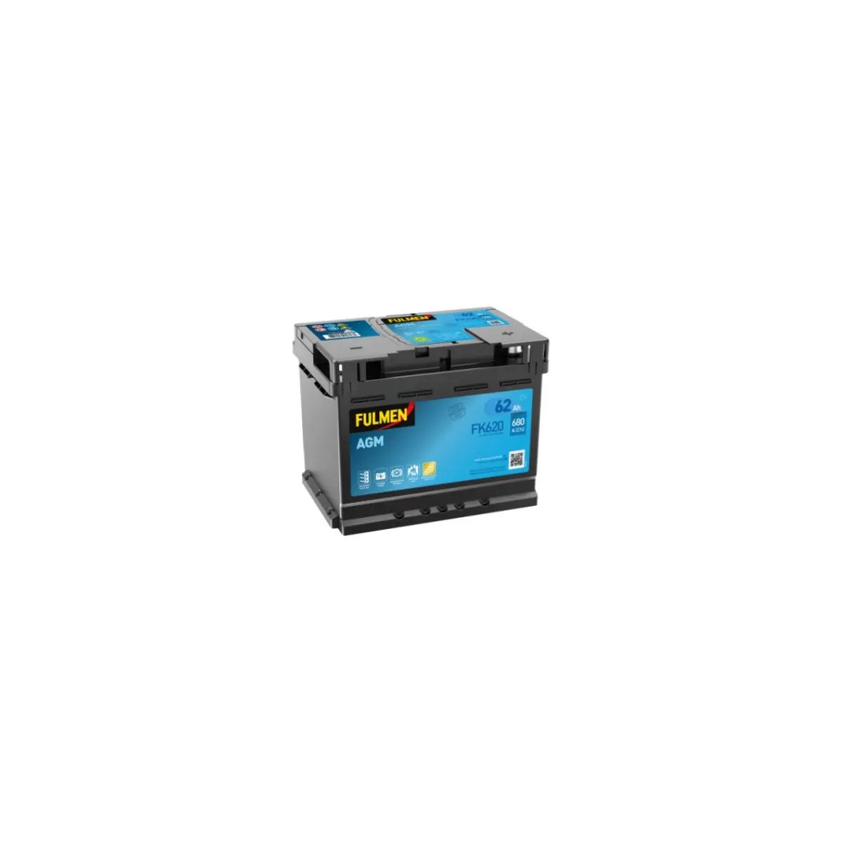 BATTERIE FULMEN START STOP AGM FK620 12V 62AH 680A BATTERIE FULMEN START STOP AGM FK620 12V 62AH 680A – Image 1