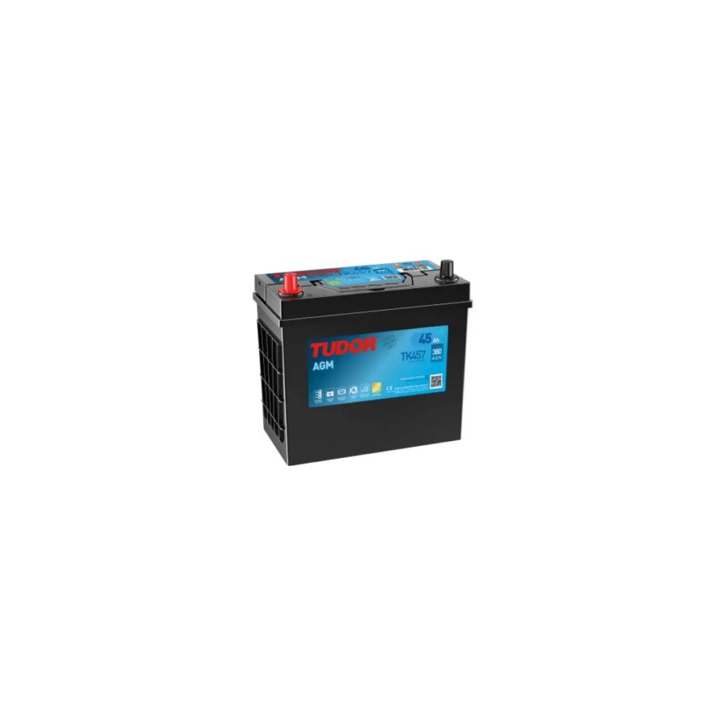 Batterie Start stop AGM TUDOR TK457 12V 45Ah 380A