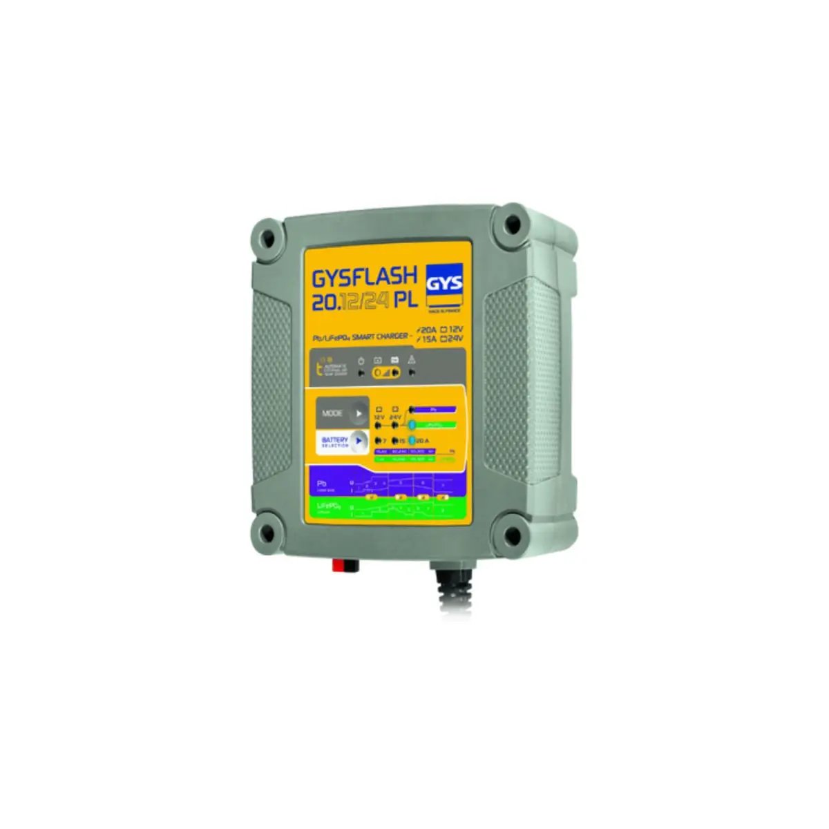Chargeur GYSFLASH 20.12/24 PL Chargeur GYSFLASH 20.12/24 PL – Image 1