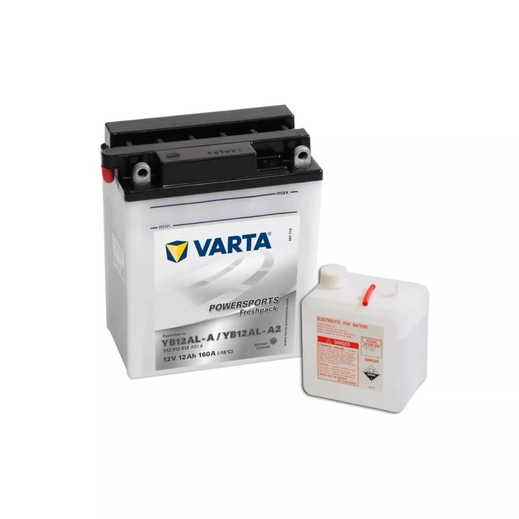 BATTERIE MOTO VARTA 12V YB12AL A / … A2