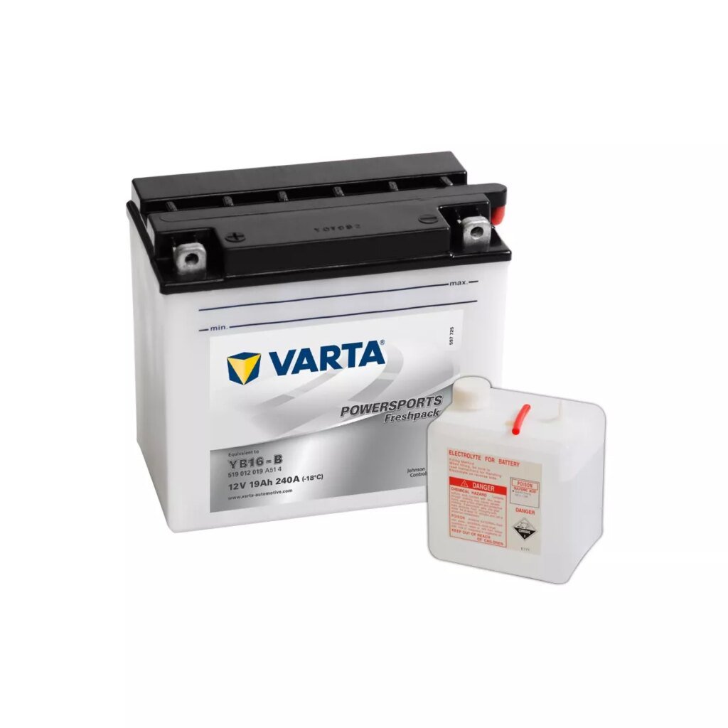 BATTERIE MOTO VARTA 12V YB16 B