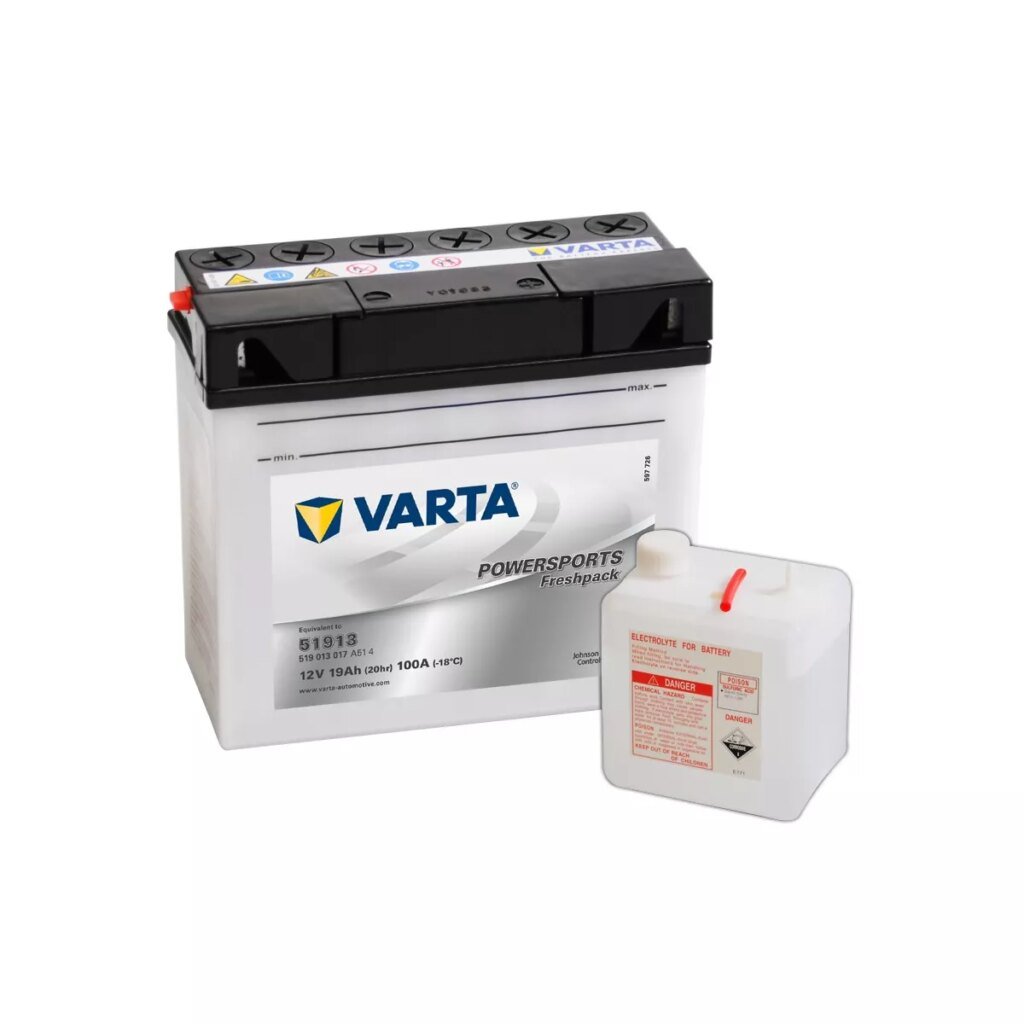 BATTERIE MOTO VARTA 12V 51913