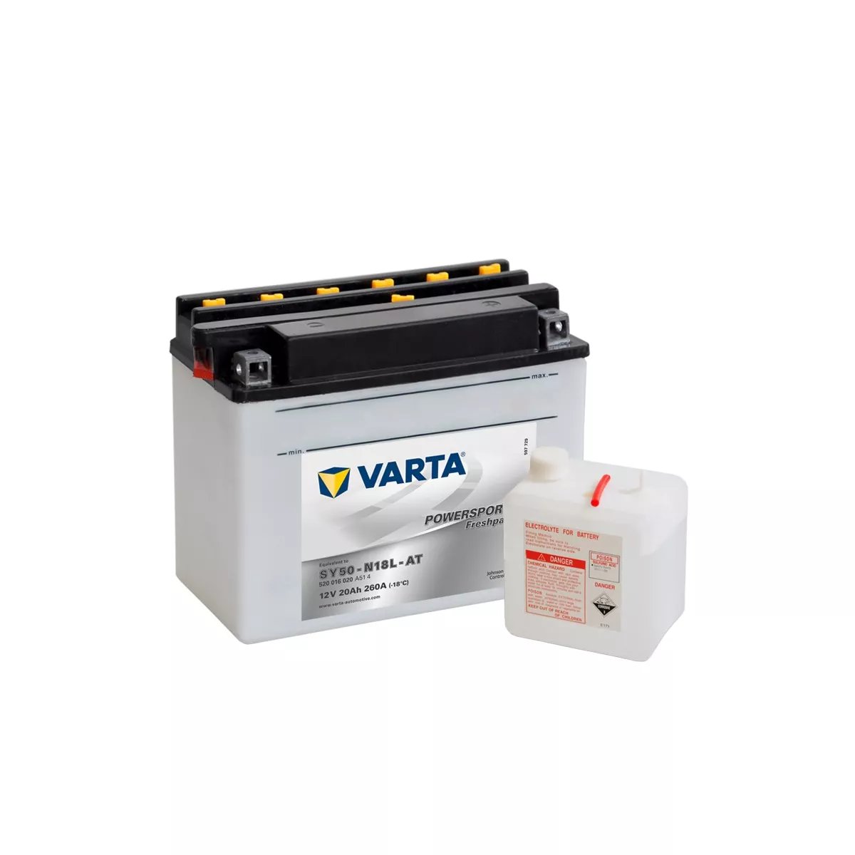 BATTERIE MOTO VARTA 12V SY50-N18L-AT BATTERIE MOTO VARTA 12V SY50-N18L-AT – Image 1