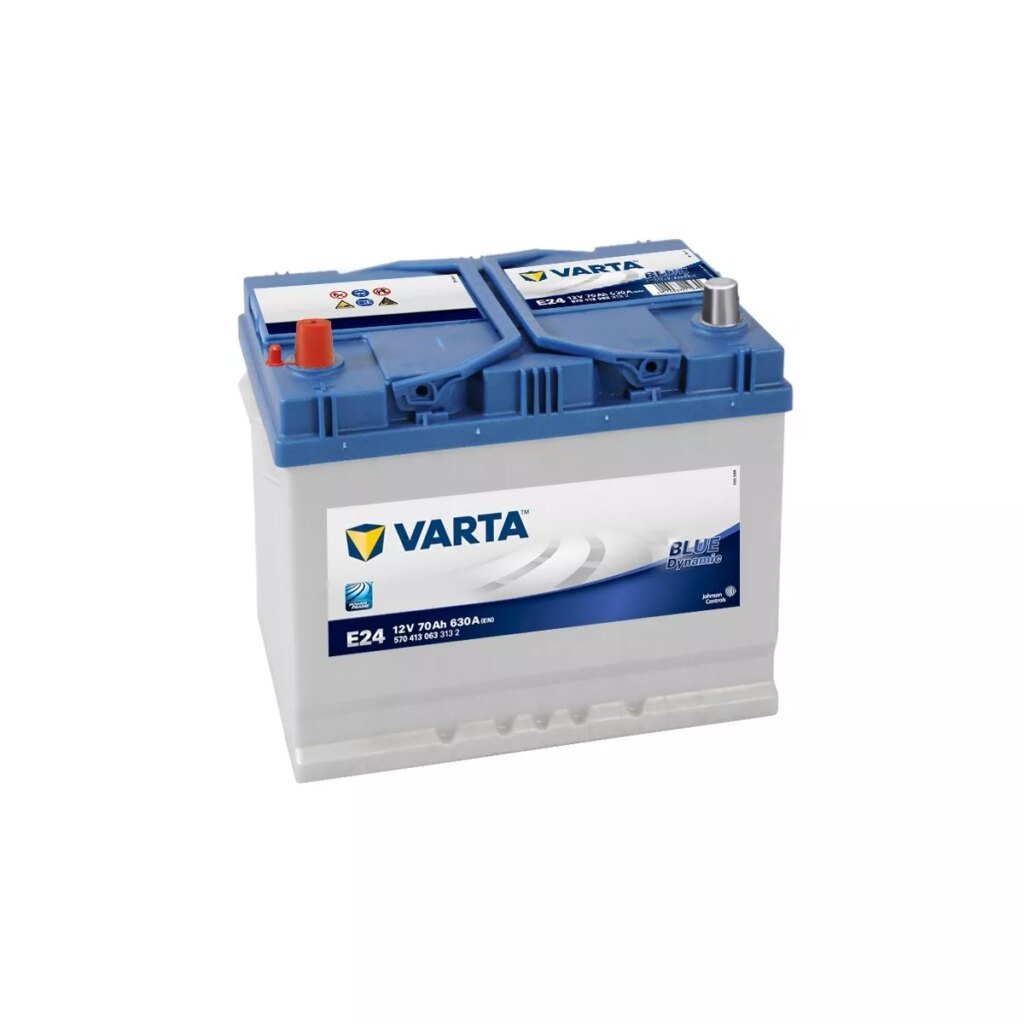 BATTERIE VARTA BLUE DYNAMIC E24 12V 70AH 630A