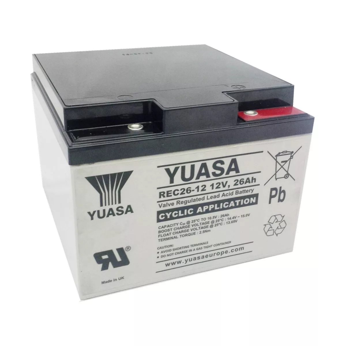 BATTERIE YUASA REC26-12I BATTERIE YUASA REC26-12I – Image 1