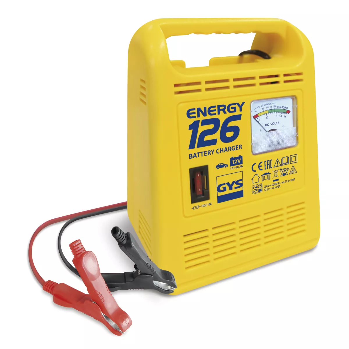 CHARGEUR DE BATTERIE AUTO GYS ENERGY 126 12 VOLTS 4 AMP CHARGEUR DE BATTERIE AUTO GYS ENERGY 126 12 VOLTS 4 AMP – Image 1