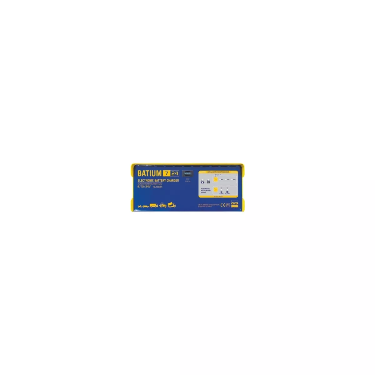 CHARGEUR DE BATTERIE GYS BATIUM 7/24 AUTOMATIQUE 6/12/24 VOLTS CHARGEUR DE BATTERIE GYS BATIUM 7/24 AUTOMATIQUE 6/12/24 VOLTS – Image 1