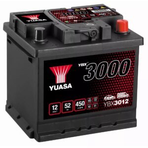 BATTERIE YUASA YBX3012 12V 52AH 450A