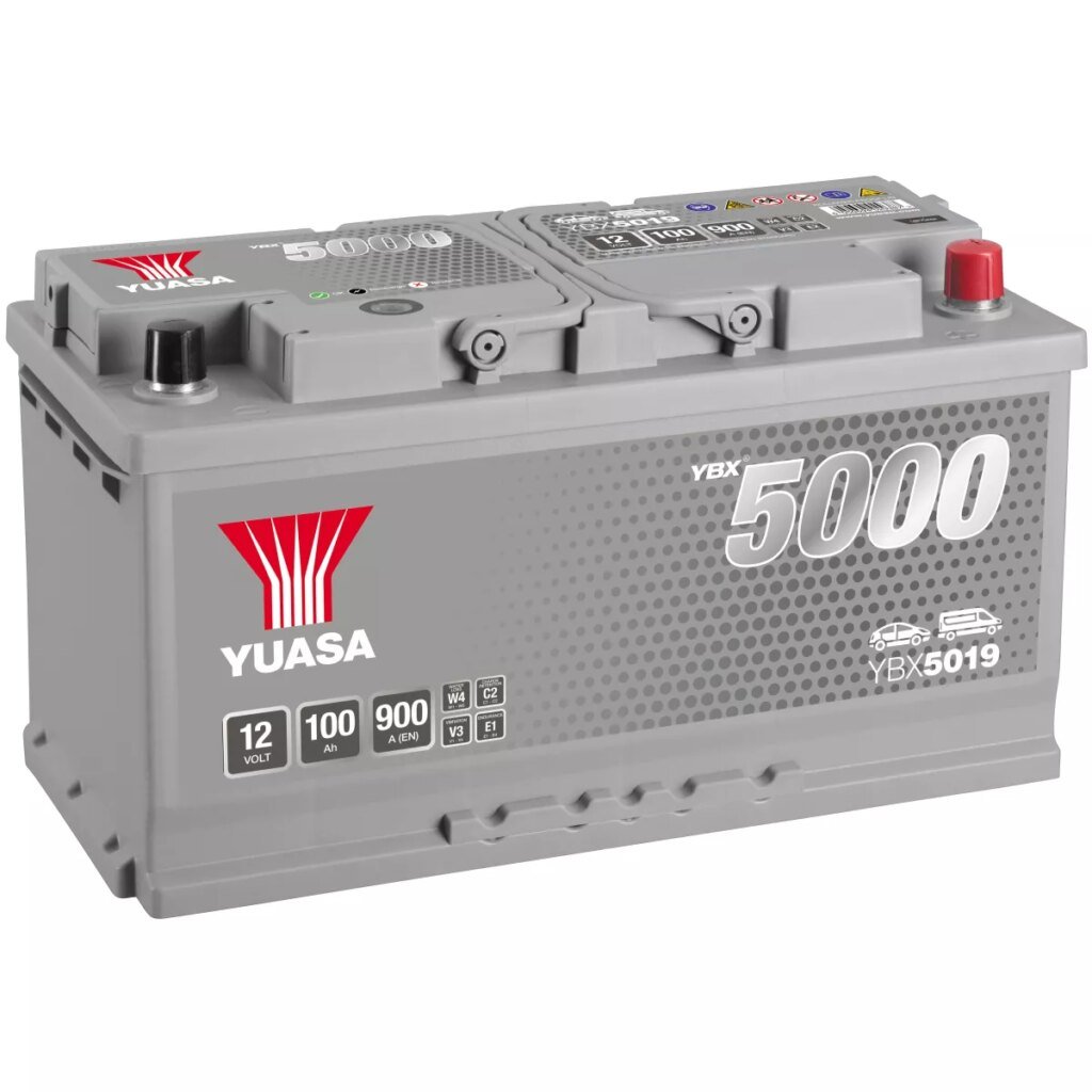 BATTERIE YUASA YBX5019 SILVER 12V 100Ah 900A