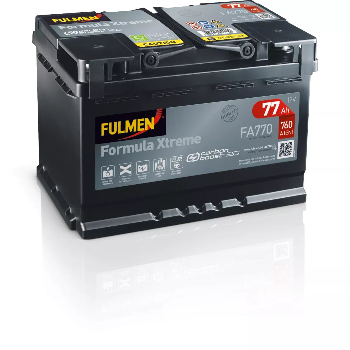 BATTERIE FULMEN FORMULA XTREME FA770 12V 77AH 760A BATTERIE FULMEN POWER PRO FF2353 12V 235AH 1300A – Image 1