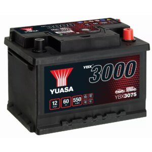 BATTERIE YUASA YBX3075 12V 60AH 550A