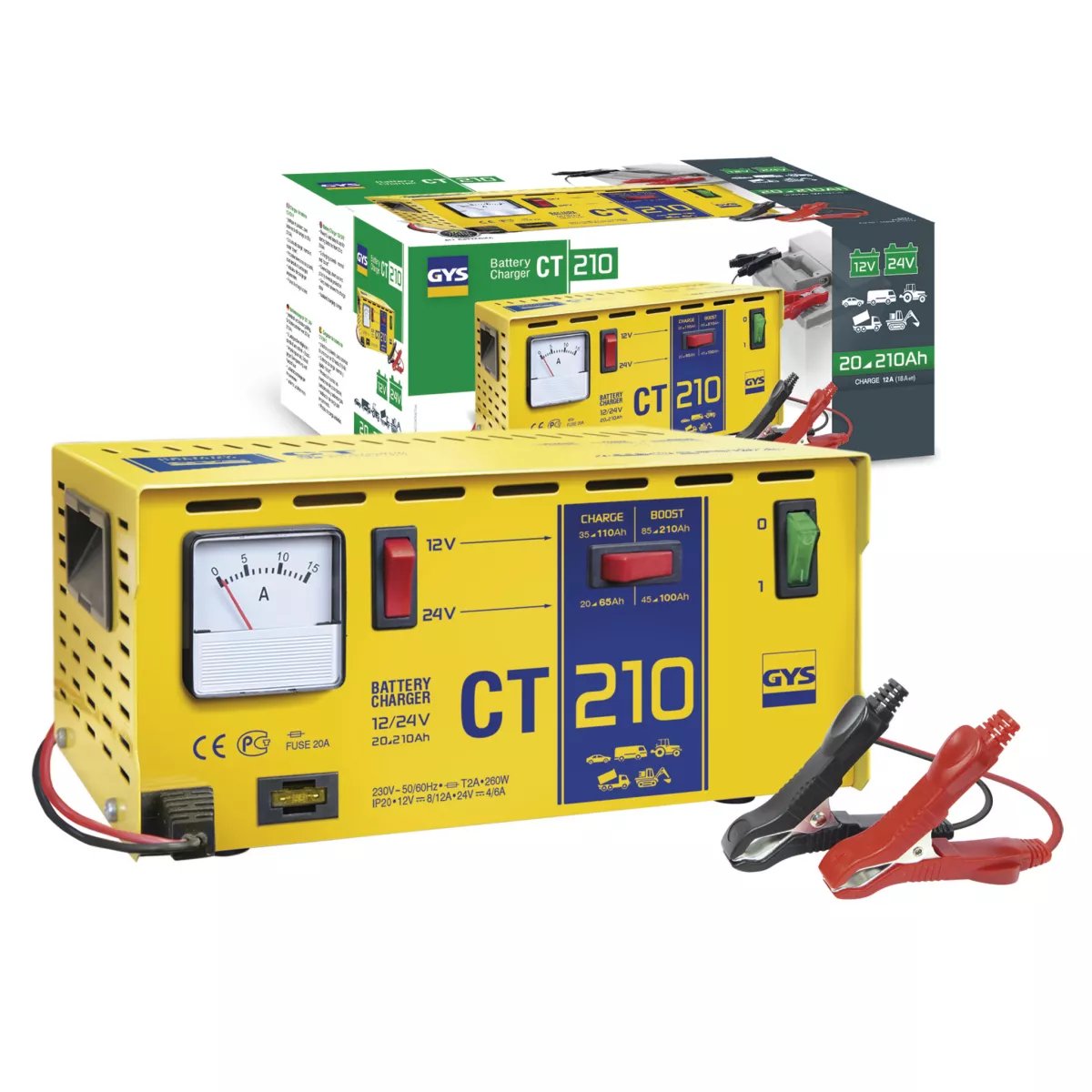 CT 210 - 12/24 V - 8A/12A (18Aeff) CT 210 - 12/24 V - 8A/12A (18Aeff) – Image 1