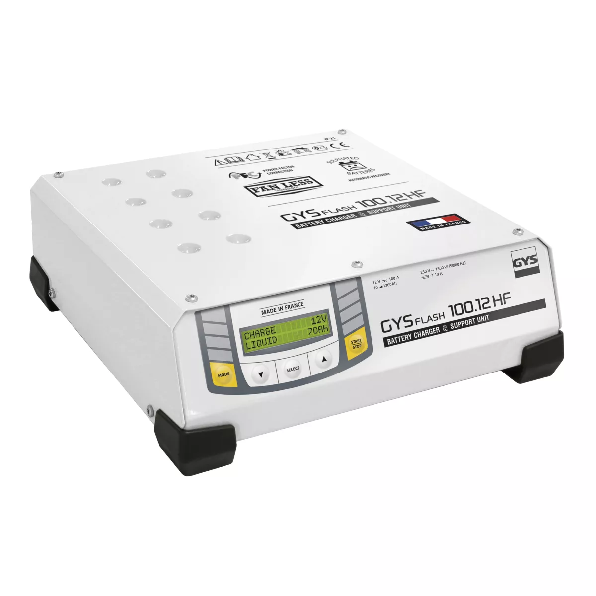 GYSFLASH 100-12 HF - 12 V - 100 A DEMARREUR AUTONOME GYSPACK 800 12V 2500A – Image 1