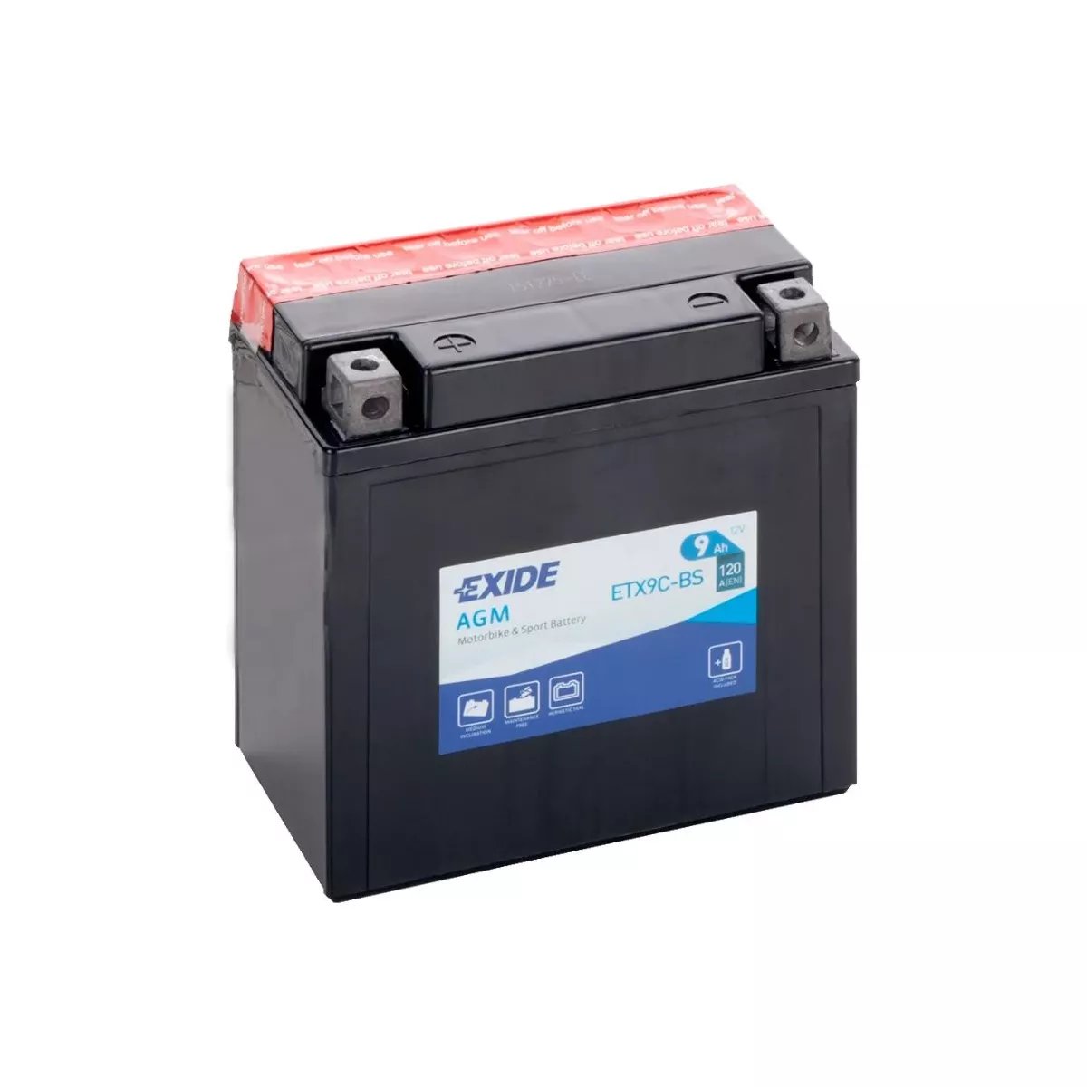 BATTERIE EXIDE AGM ETX9C-BS/YTX9C-BS BATTERIE EXIDE AGM ETX9C-BS/YTX9C-BS – Image 1