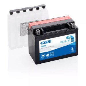 BATTERIE EXIDE AGM ETX15L-BS/YTX15L-BS