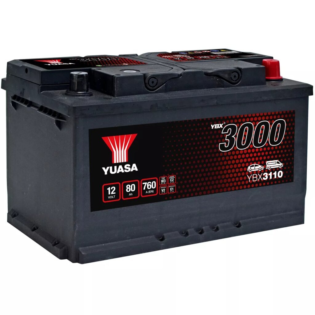 BATTERIE YUASA YBX3110 12V 80AH 760A