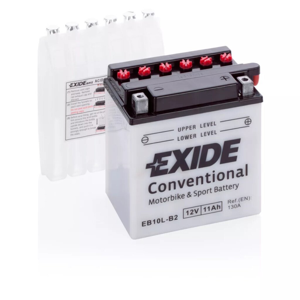 BATTERIE EXIDE CONVENTIONAL 12V EB10L B2/YB10L B2