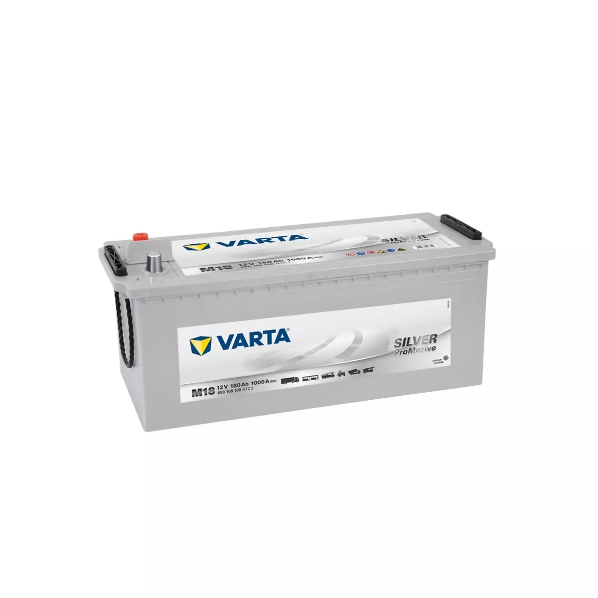 BATTERIE VARTA PROMOTIVE SILVER M18 12V 180AH 1000A BATTERIE AUTO VARTA A7 SILVER DYNAMIC AGM XEV 12V 70AH 760A – Image 1