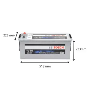 BATTERIE BOSCH EFB TE077 12V 190AH 1050A(EN) – Image 2