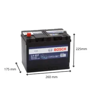 BATTERIE BOSCH L4027 12V 75AH 600A(EN) – Image 2