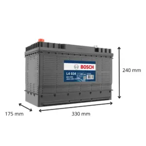 BATTERIE BOSCH L4034 12V 105AH 800A(EN) – Image 2