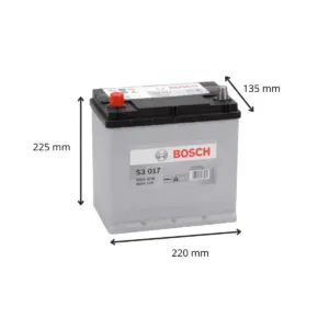 BATTERIE BOSCH S3017 12V 45AH 300A(EN) – Image 2
