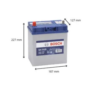 BATTERIE BOSCH S4019 12V 40AH 330A(EN) – Image 2