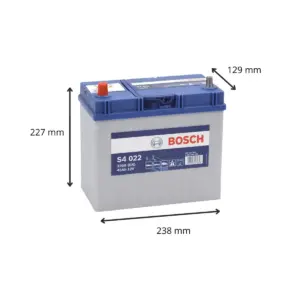 BATTERIE BOSCH S4022 12V 45AH 330A(EN) – Image 2