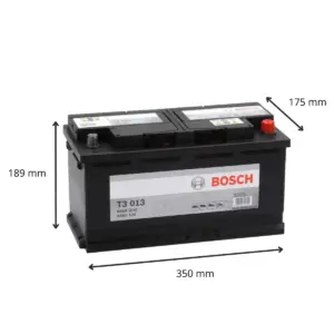 BATTERIE BOSCH T3013 12V 88AH 680A(EN) – Image 2