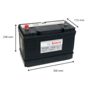 BATTERIE BOSCH T3050 12V 105AH 800A(EN) – Image 2