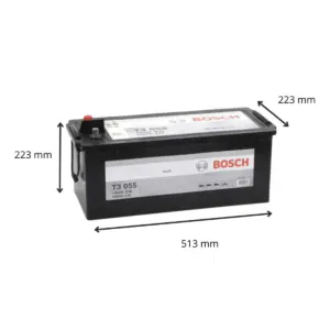 BATTERIE BOSCH T3055 12V 180AH 1400A(EN) – Image 2
